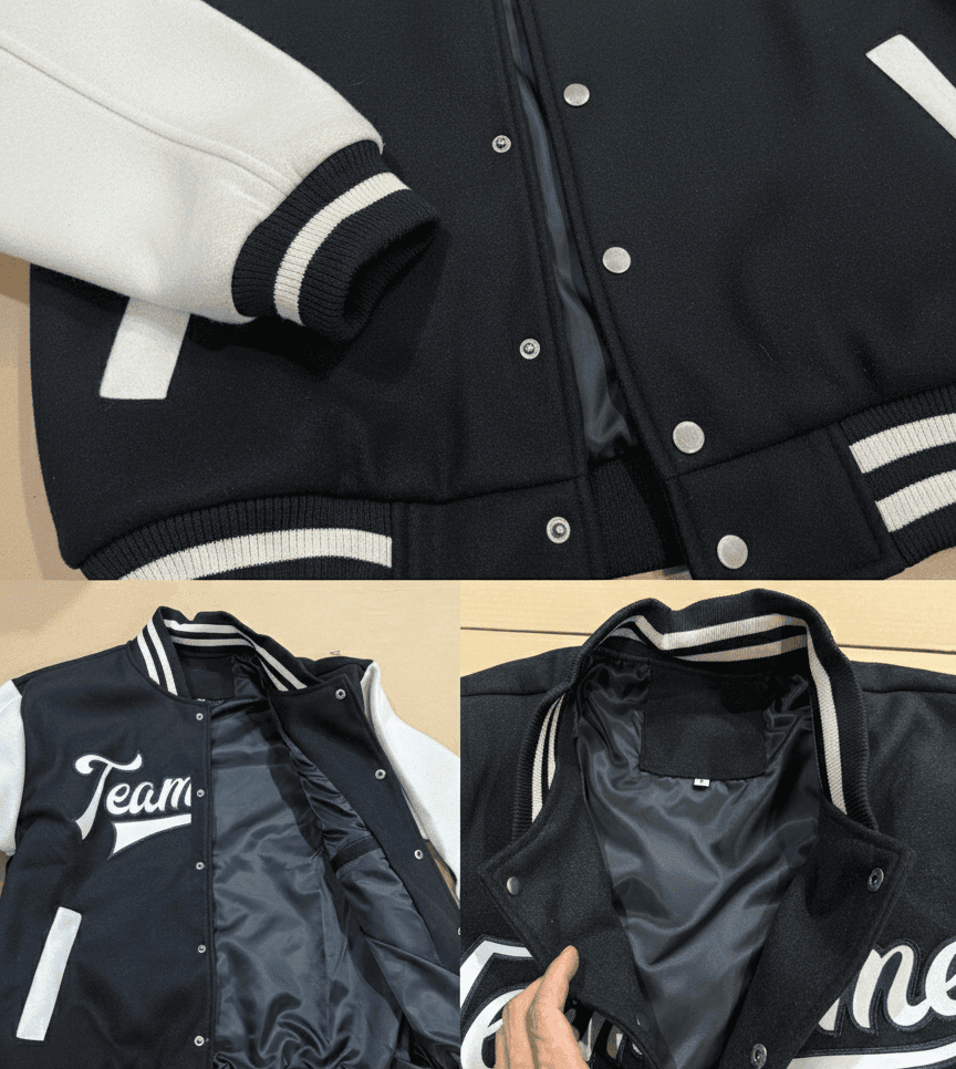San Francisco 49ers Varsity Jacket – Fully Embroidered Logos, Fan Edition