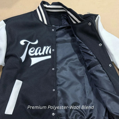 Pittsburgh Steelers Varsity Jacket – Fully Embroidered Logos, Fan Edition