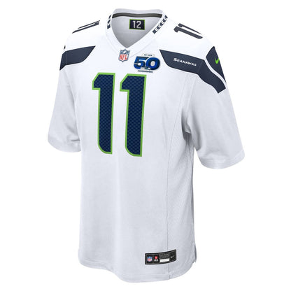 Seattle Seahawks Jaxon Smith-Njigba 11 White 50th Season Game Jersey - White