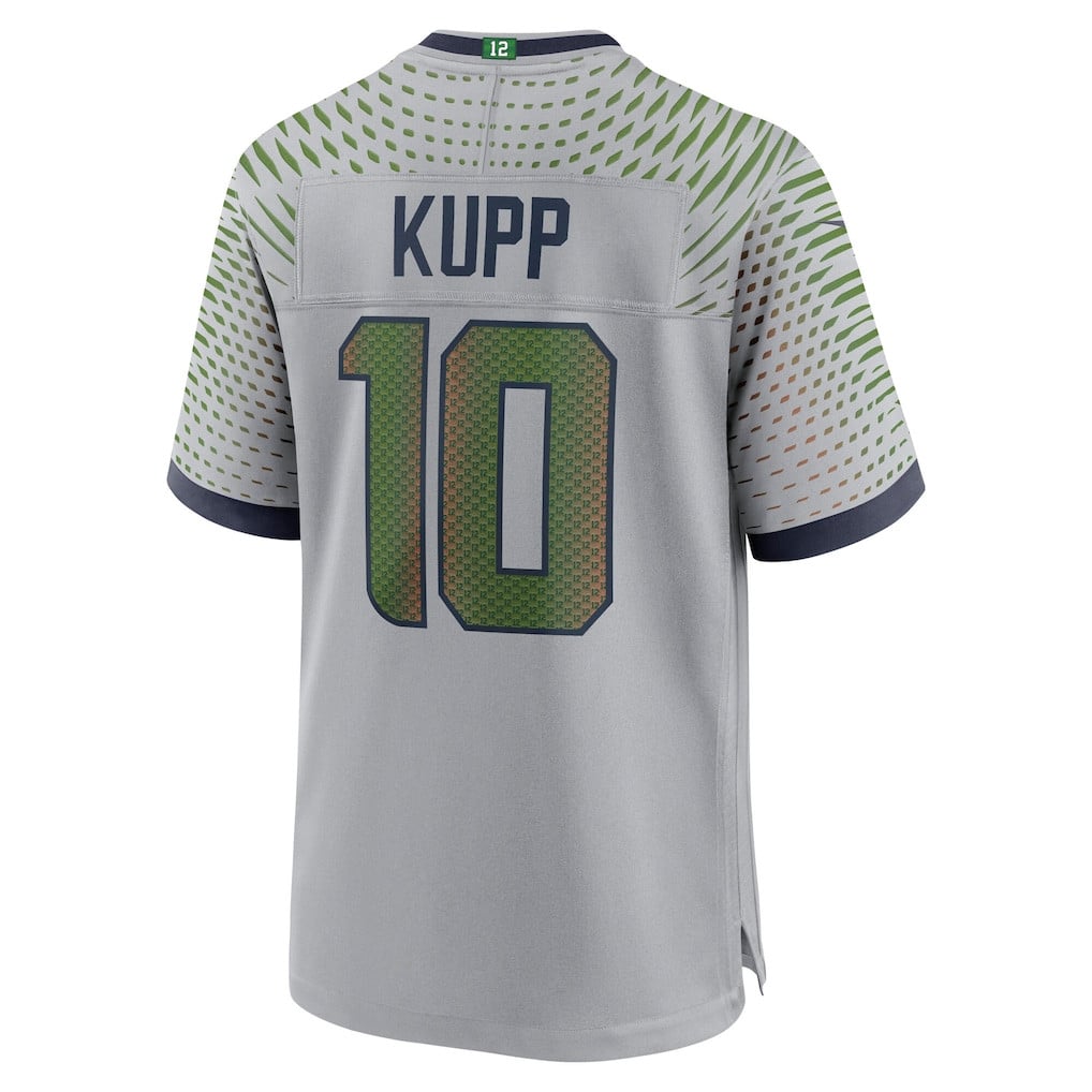 Cooper Kupp 10 Seattle Seahawks 2026 Super Bowl LX - Wolf Gray Rivalries Collection Limited Jersey