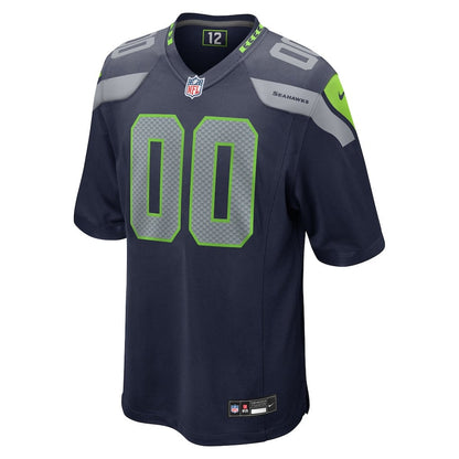 Seattle Seahawks 2026 Super Bowl LX Custom Name - College Navy Team Game Jersey