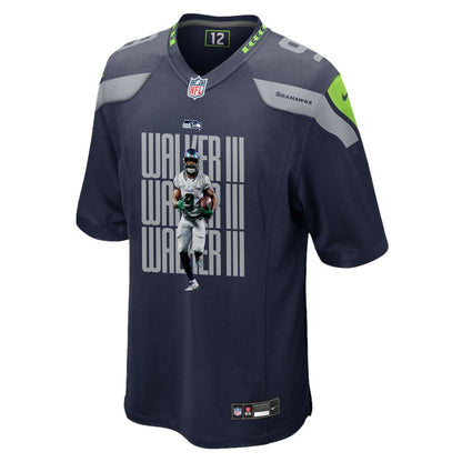 Kenneth Walker III 9 Seattle Seahawks Super Bowl LX Power & Precision Jersey – Navy