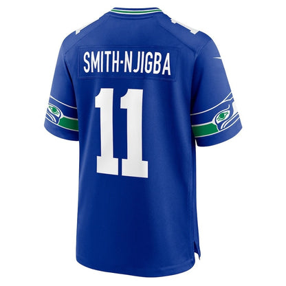 Jaxon Smith-Njigba 11 Seattle Seahawks Super Bowl LX Electric Run Threat Jersey – Royal Blue