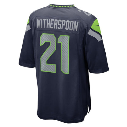 Devon Witherspoon 21 Seattle Seahawks Super Bowl LX Dynamic Ground Game Jersey – Navy