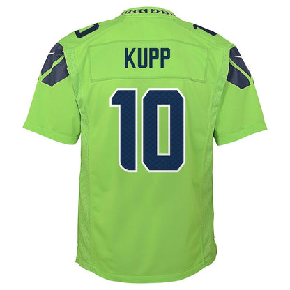 Cooper Kupp 10 Seattle Seahawks Super Bowl LX Game-Breaking Star YOUTH Game Jersey– Green