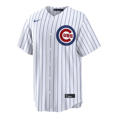 Moisés Ballesteros 25 Chicago Cubs Home Men Jersey - White