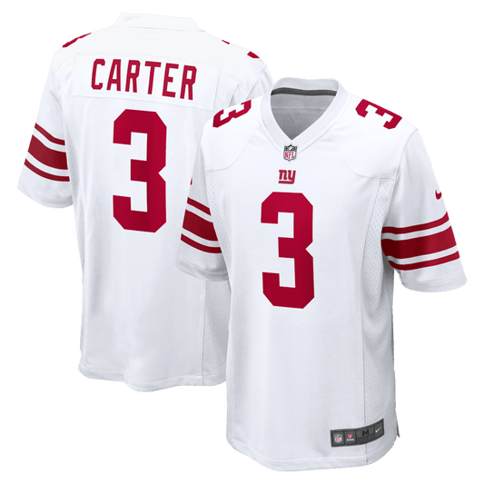 Abdul Carter 3 New York Giants Game Men Jersey - White