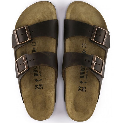 Birkenstock Arizona Oiled Leather in Habana Sandals