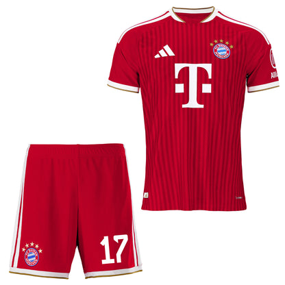 Michael Olise 17 Bayern Munich 2026/27 Youth Home Jersey & Shorts Set - Red