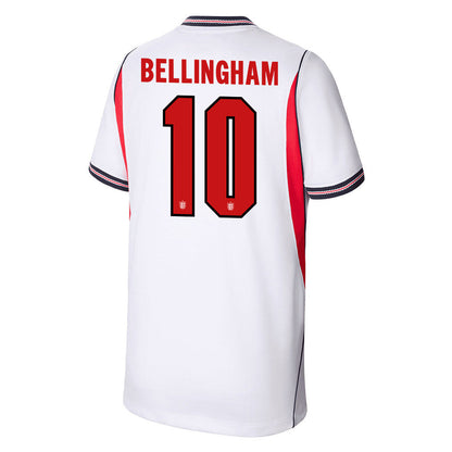 Jude Bellingham 10 Youth England National Team 2026 Home Jersey - White