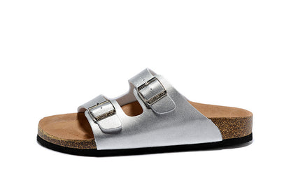 Birkenstock Arizona (Silver Metallic Birko-Flor)
