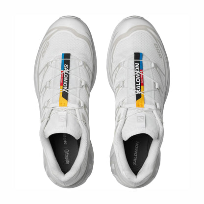 Salomon Unisex XT-6 (White/White/Lunar Rock) Shoe