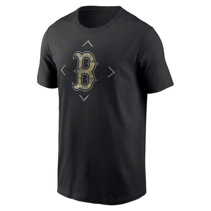 Boston Red Sox Camo Logo T-Shirt - Black