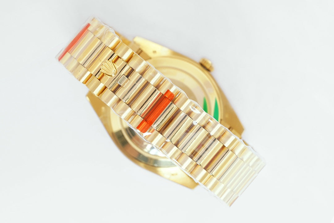 Yellow Gold & Green 40MM Watch