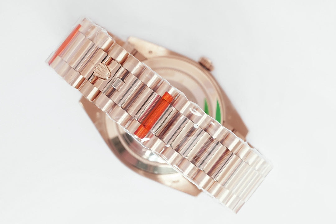 Olive Green & Rose Gold 40MM Watch