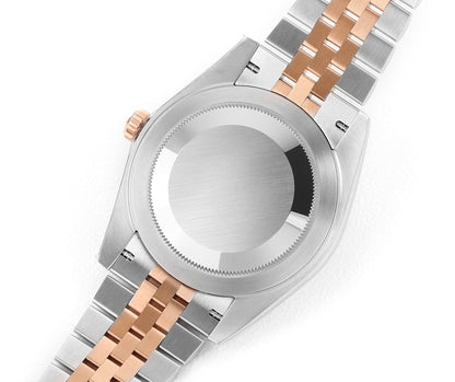Everose Gold & Steel Jubilee Slate 41MM Watch