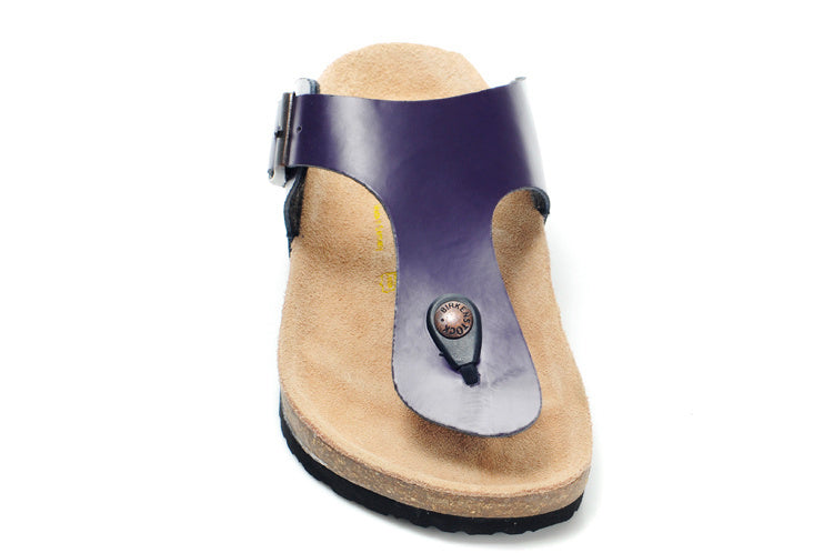 BIRKENSTOCK Gizeh Birko-Flor® Patent Plum Purple