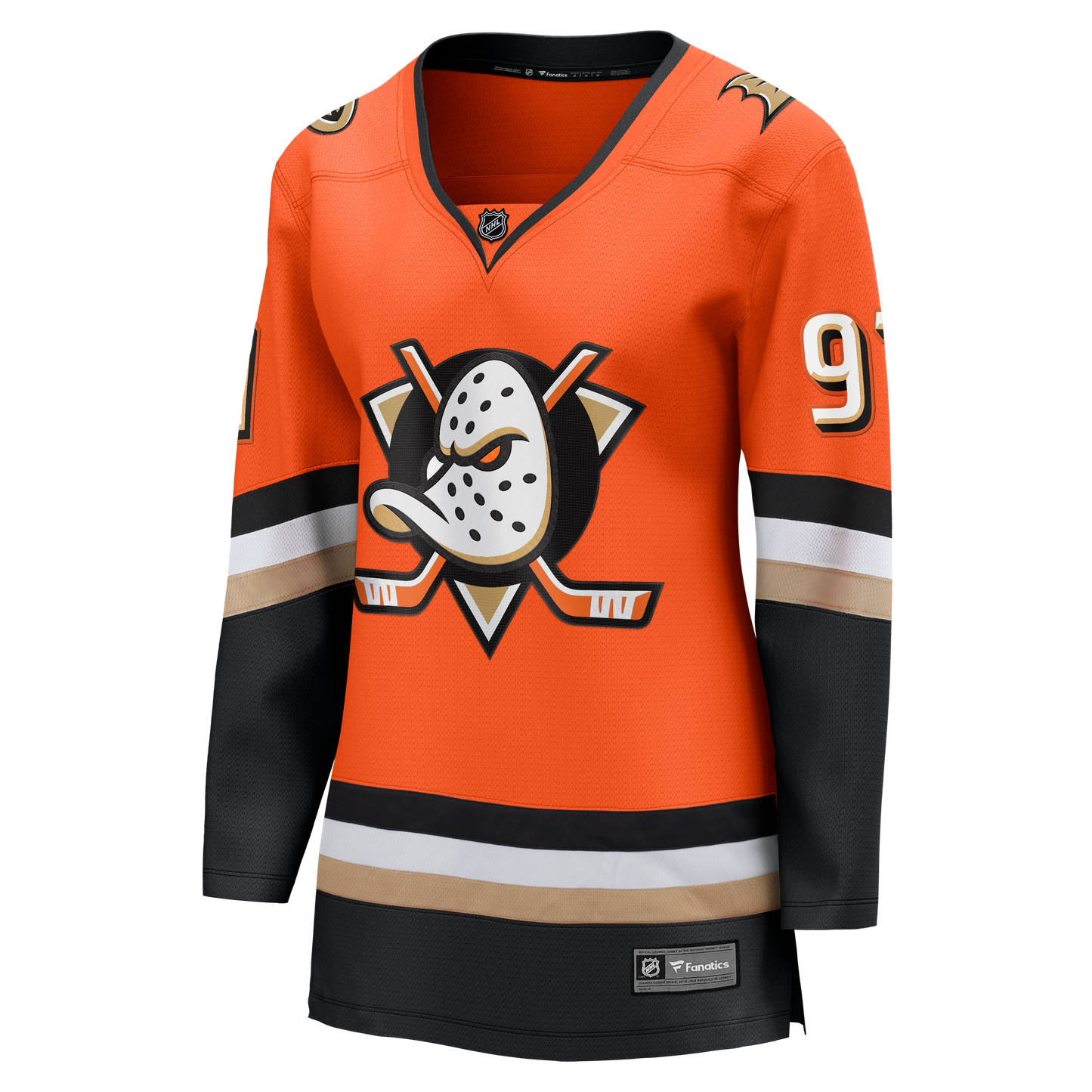 Leo Carlsson Anaheim Ducks Fanatics Women's Home Breakaway Jersey - Orange