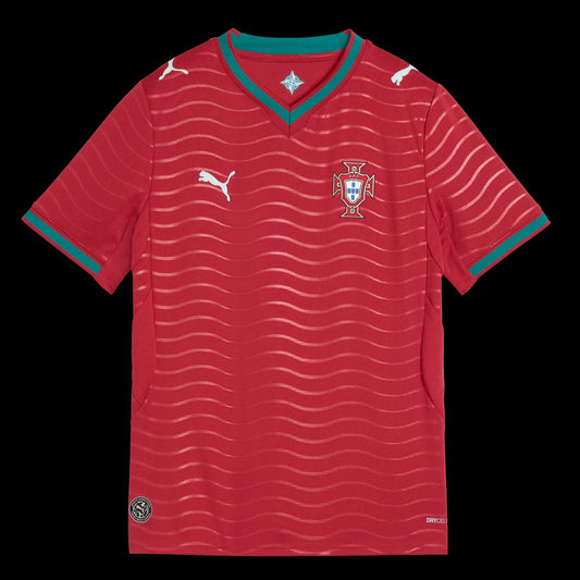 Puma 2026 Portugal Youth Stadium Home Soccer Jersey