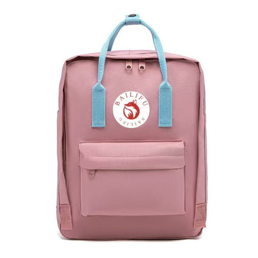 Fjallraven Kanken Classic Pink with Sky Blue Stripe