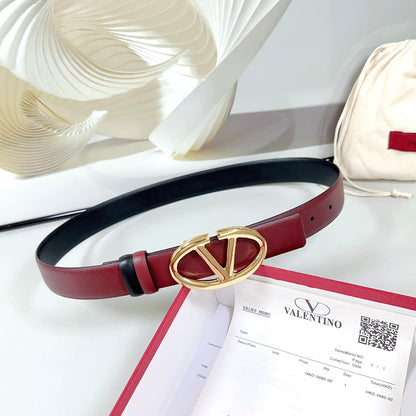 The Bold Edition Reversible Belt 30mm Burgundy Black Calfskin Gold Buckle