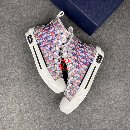 Dior B23 High Oblique Pixel - Blue Red'