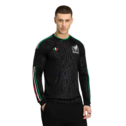 adidas 2026 Mexico Men's Stadium Third Long-Sleeve Soccer Jersey