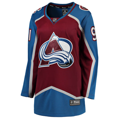 Nazem Kadri Colorado Avalanche Fanatics Women's Home Breakaway Jersey - Burgundy
