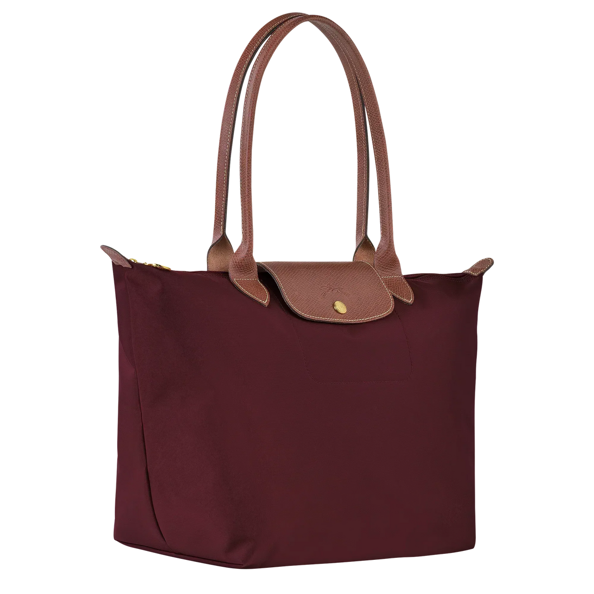 Longchamp - Small Le Pliage Tote, Burgundy