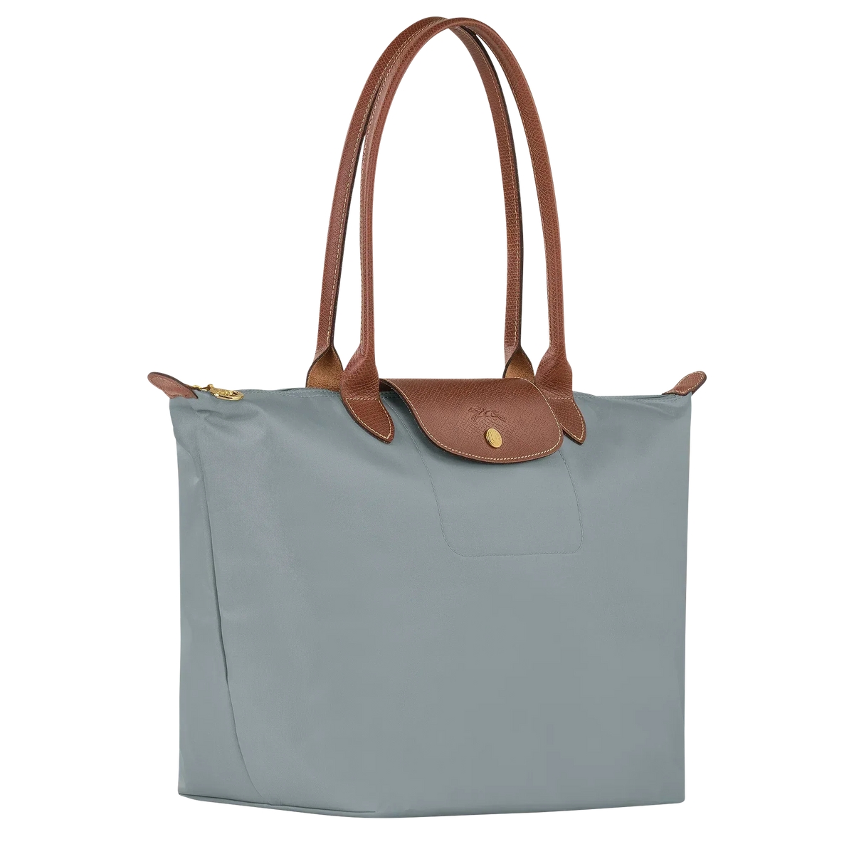 Longchamp - Small Le Pliage Tote, Steel