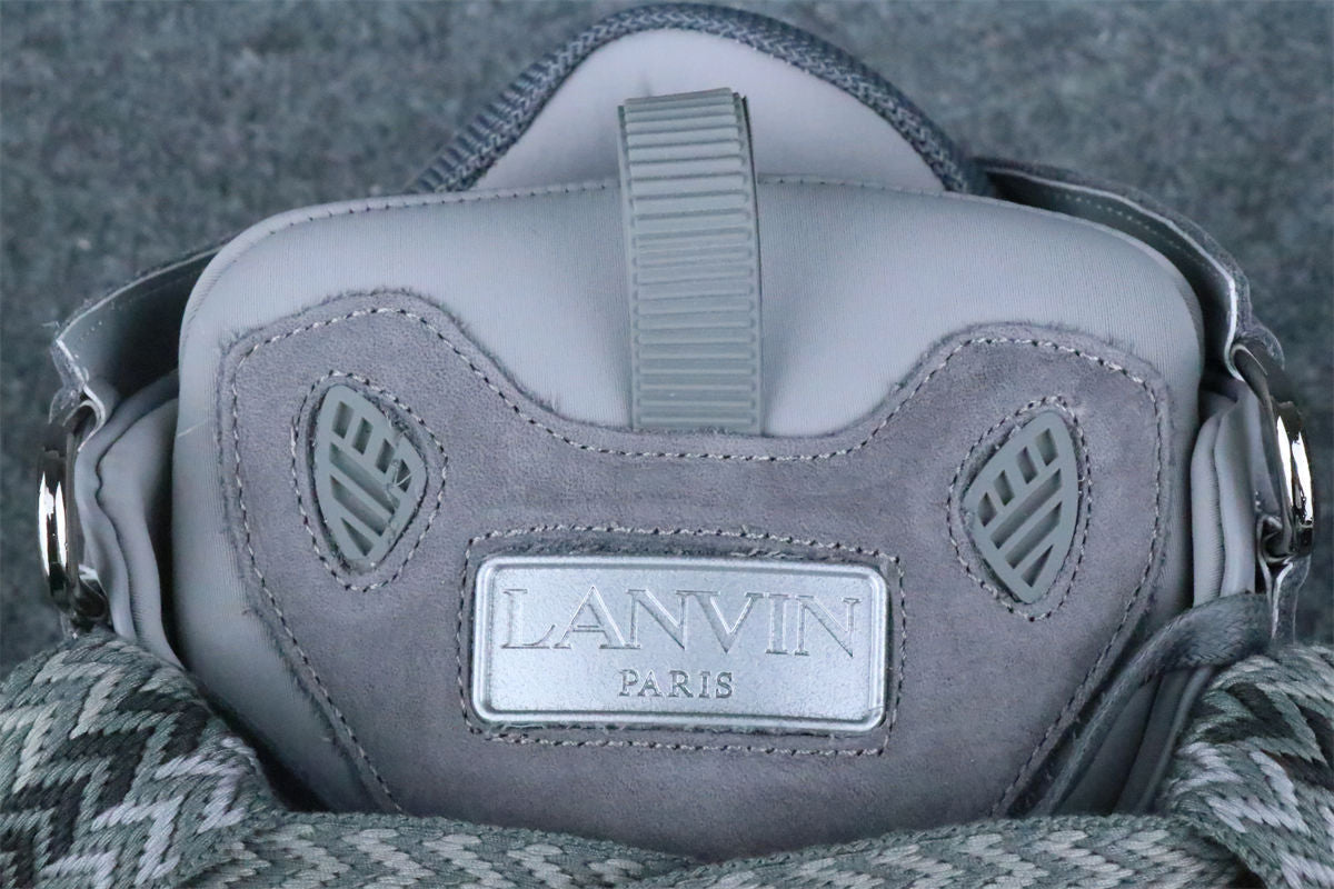 Lanvin Curb Sneakers 'Speckled Effect - Light Grey'