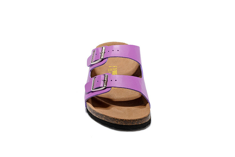 Birkenstock Arizona (Purple, Birko-Flor / Leather)