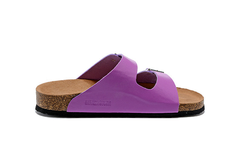 Birkenstock Arizona (Purple, Birko-Flor / Leather)