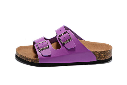 Birkenstock Arizona (Purple, Birko-Flor / Leather)