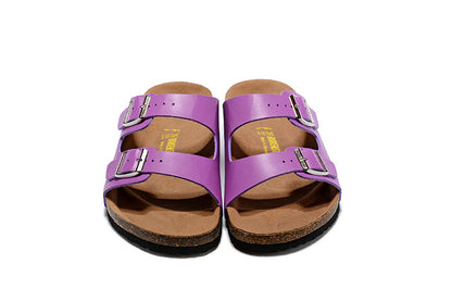 Birkenstock Arizona (Purple, Birko-Flor / Leather)