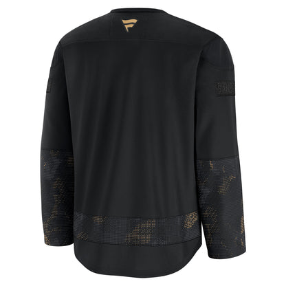 San Jose Sharks Fanatics 2024 Military Appreciation Practice Jersey - Black