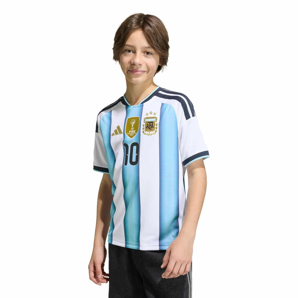 adidas 2026 Argentina Youth Stadium Home Messi #10 Soccer Jersey
