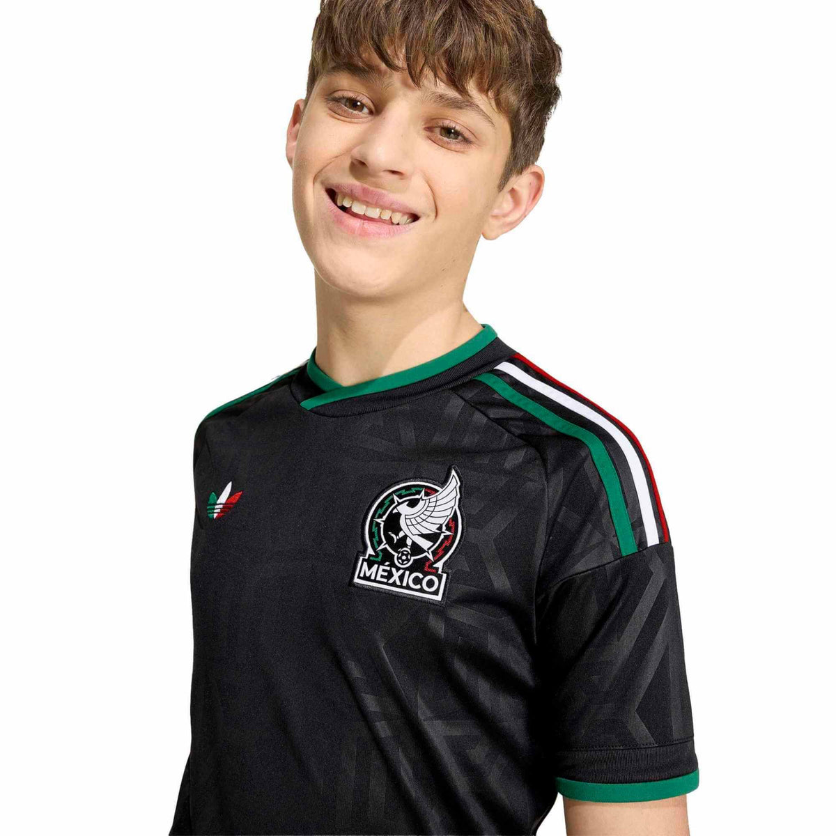 adidas 2026 Mexico Youth Stadium Third Soccer Jersey