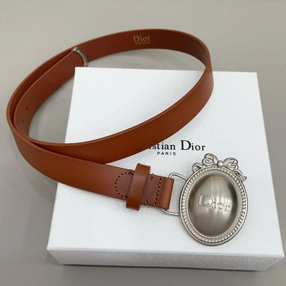 Dior Médaillon Belt 25mm Smooth Calfskin