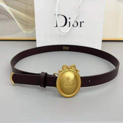 Dior Médaillon Belt 25mm Smooth Calfskin