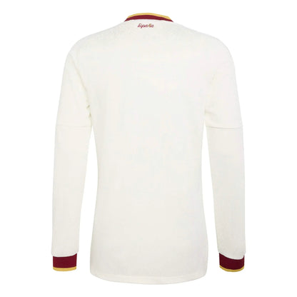 adidas 2026 Spain Men's Authentic Away Long-Sleeve Soccer Jersey