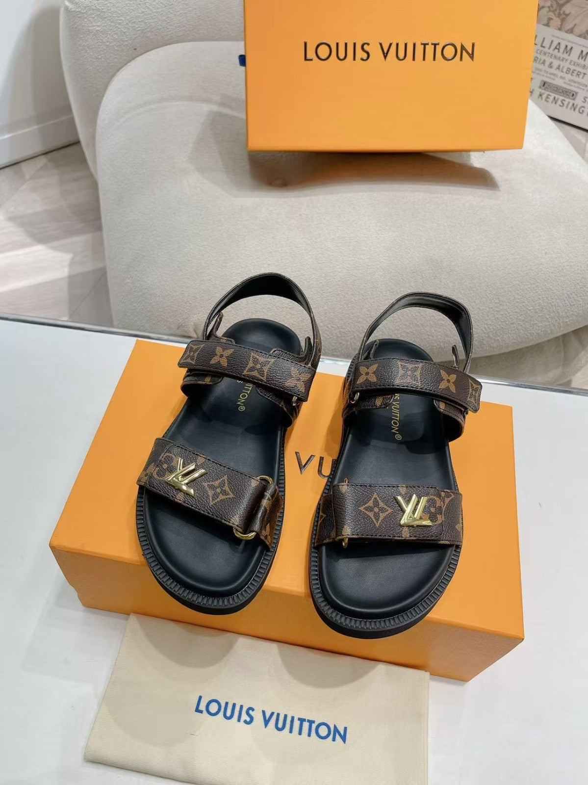 LV Sunset Comfort Flat Sandal