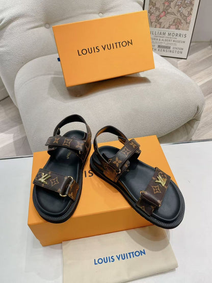 LV Sunset Comfort Flat Sandal