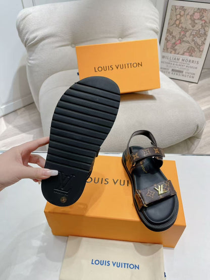 LV Sunset Comfort Flat Sandal