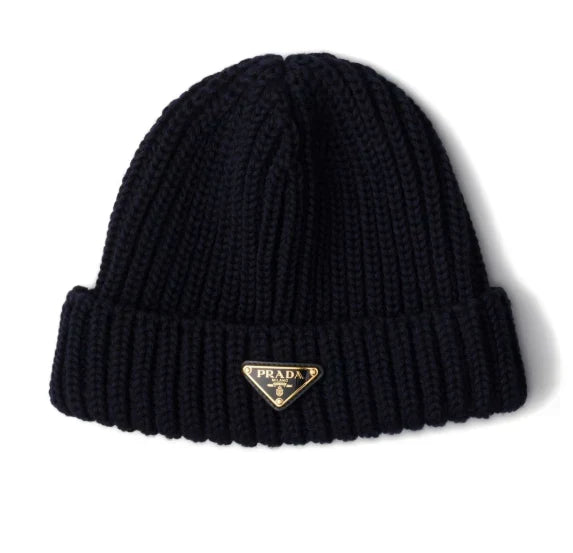 Prada Black Wool Hat