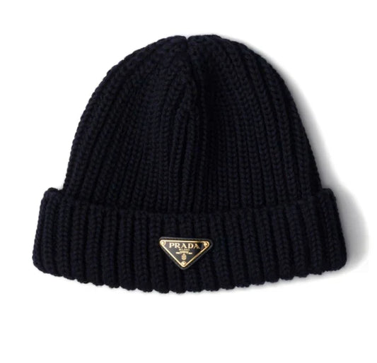 Prada Black Wool Hat