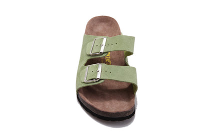 Birkenstock Arizona (Sage Green / Light Green Suede)