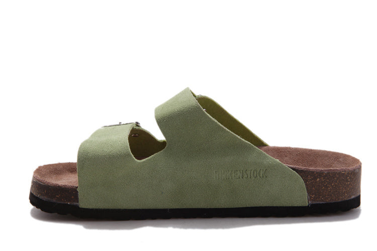 Birkenstock Arizona (Sage Green / Light Green Suede)