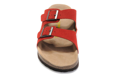 Birkenstock Arizona (Red Suede)