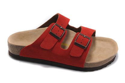 Birkenstock Arizona (Red Suede)